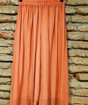 PANTALON SEDA BAJO BORDADO