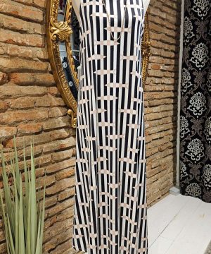 VESTIDO LICRA GEOMETRICO PEZ